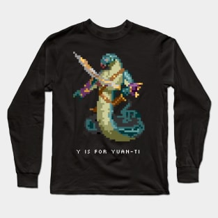 Y is for Yuan-Ti Long Sleeve T-Shirt